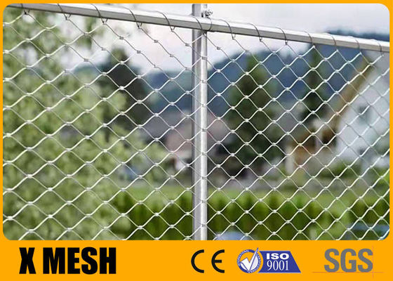 9 Messgerät 50x50mm 6 des Kettenglied-Fuß Zaun-Panels Wire Mesh Security Fence