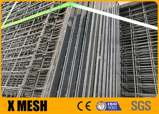 Draht BS 10244 asphaltieren v-förmiges H 2.4m beschichtetes Pulver Mesh Fencings