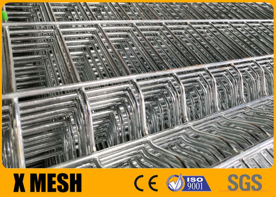 Silberner Antiaufstieg Metallgitter-Zaun-Panels Thicknesss 1.2mm