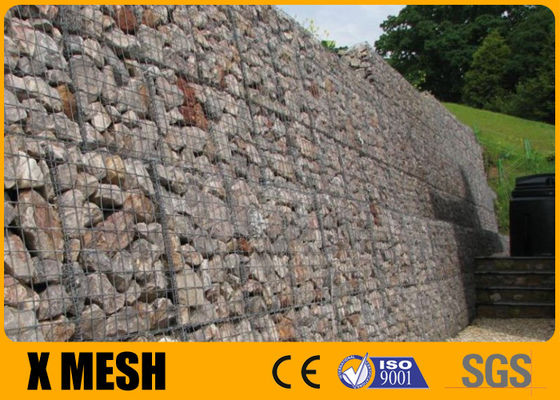 50x50mm Draht Mesh Baskets Retaining Walls Hot galvanisierte
