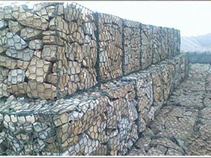 Uberzogene Torsion Gabions Wand Plastikkorb Antiatzmittel Fur