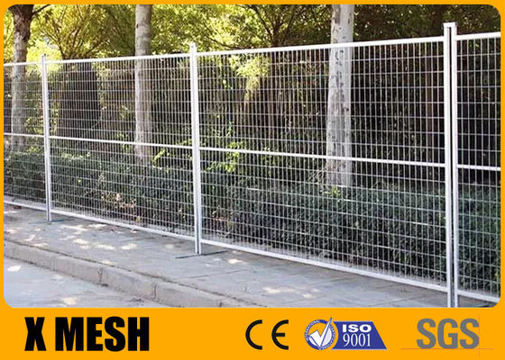 Kanada Standard-Mesh Temporary Fence Powder Coated 9.5ft x 6ft mit Basis