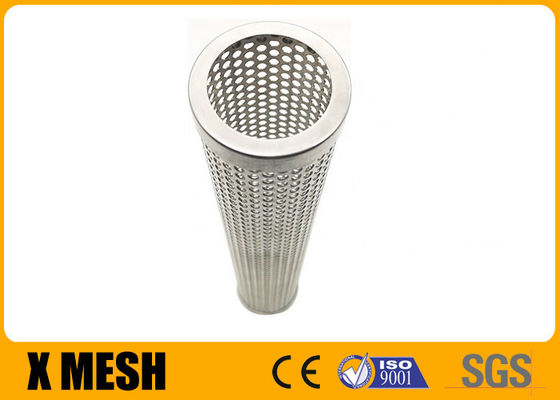 2 Edelstahl-perforiertes Metall des Zoll-304 Mesh Filter/perforierter Zylinder