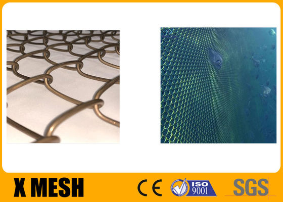 2.0 mm 20 × 20 mm Gewebtes Kupfernetz gegen Biofouling