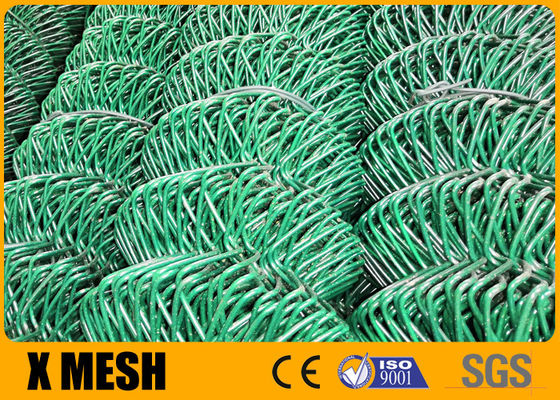 Wirtschaftliches grünes PVC-Kettenglied Mesh Fencing ASTM F668