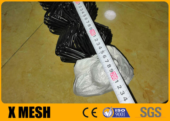 9 niedrige Wartung Messgerät-Schwarz-Vinylkettenglied-Mesh Fencings ISO9001