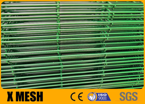 Grüner 3d Zaun Mesh Fencings RAL 6005 Draht-Durchmessers 5mm MetallPanels