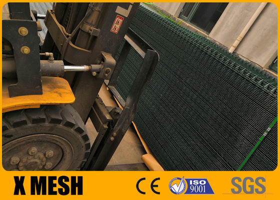 Grünes Schweißungs-Stärke-Metall-Mesh Fencing 690MPa des Vinyl-75% PVC beschichtete