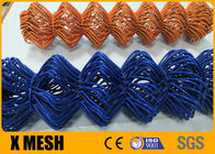 Blaues Messgerät-Kettenglied-Zaun ASTM F668 des Vinyl11 PVC beschichtete