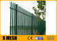 Schmiedeeisen-Zaun Panels Green Pvc w-Abschnitt-68mm beschichtete für Chemiefabrik