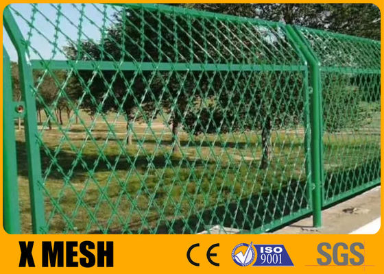 ASTM Standard-Bto-22 schweißte Rasiermesser-Draht Mesh Is Used In Airports und itärstützpunkte