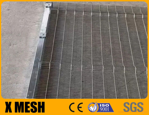 Warm galvanisierte Silberfarbe Anti-Kletternetz Zaun 358 Anti-Schnitt Klarsicht Drahtnetz-Panels