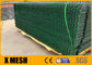 X GREIFEN Metallgitter-Zaun ODM 2x3m Metall-Mesh Fencings RAL 6005 ineinander