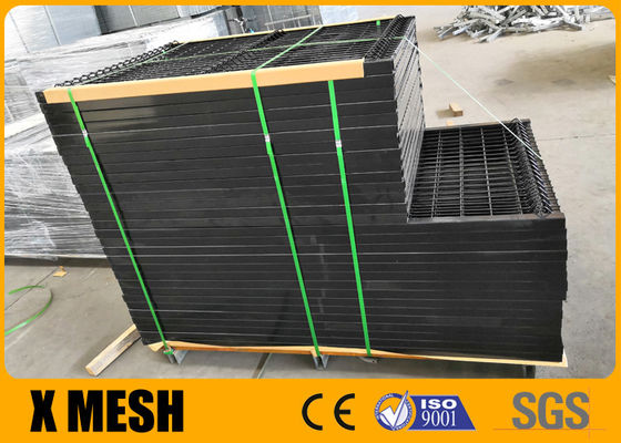 Breiten-beschichtete Antiaufstiegs-Mesh Fence PVC 4mm Draht-3m RAL 9005